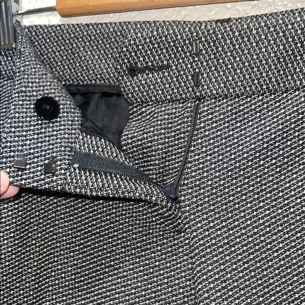 Express Columnist Gray Textured Pants - Picture 5 of 9